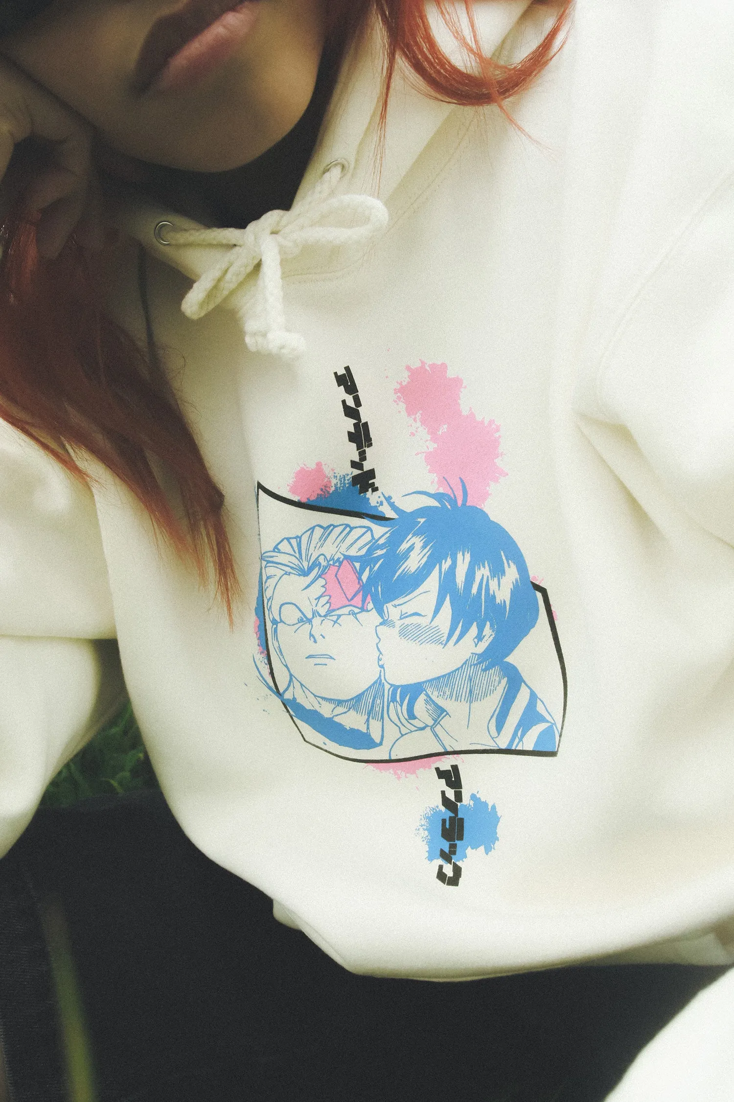 Undead Unluck Deady Dearest & Lil' Lucky Hoodie - Bone