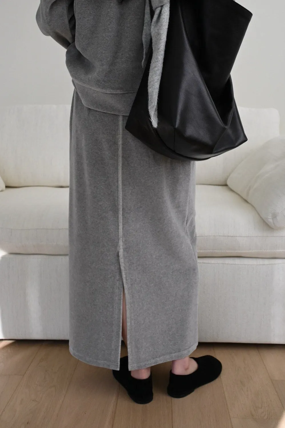 Velvet Lounge Maxi Skirt