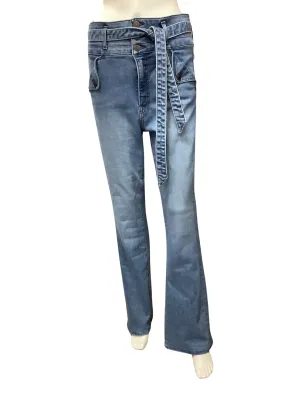 Veronica Beard Jeans Blue Giselle Flare Extra High Rise Size: 30