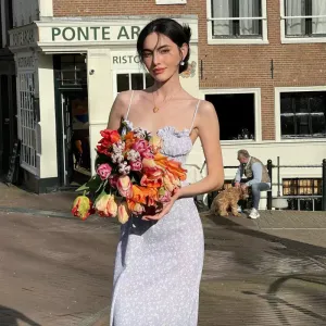Vvsha Ellise Floral Maxi Dress