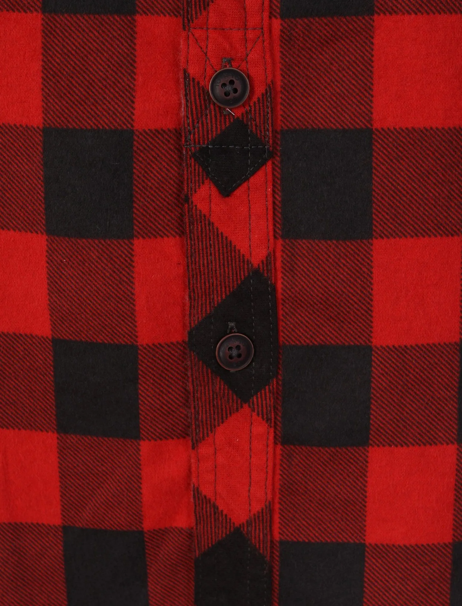 Wilding Checked Shirt in Red / Black - Tokyo Laundry