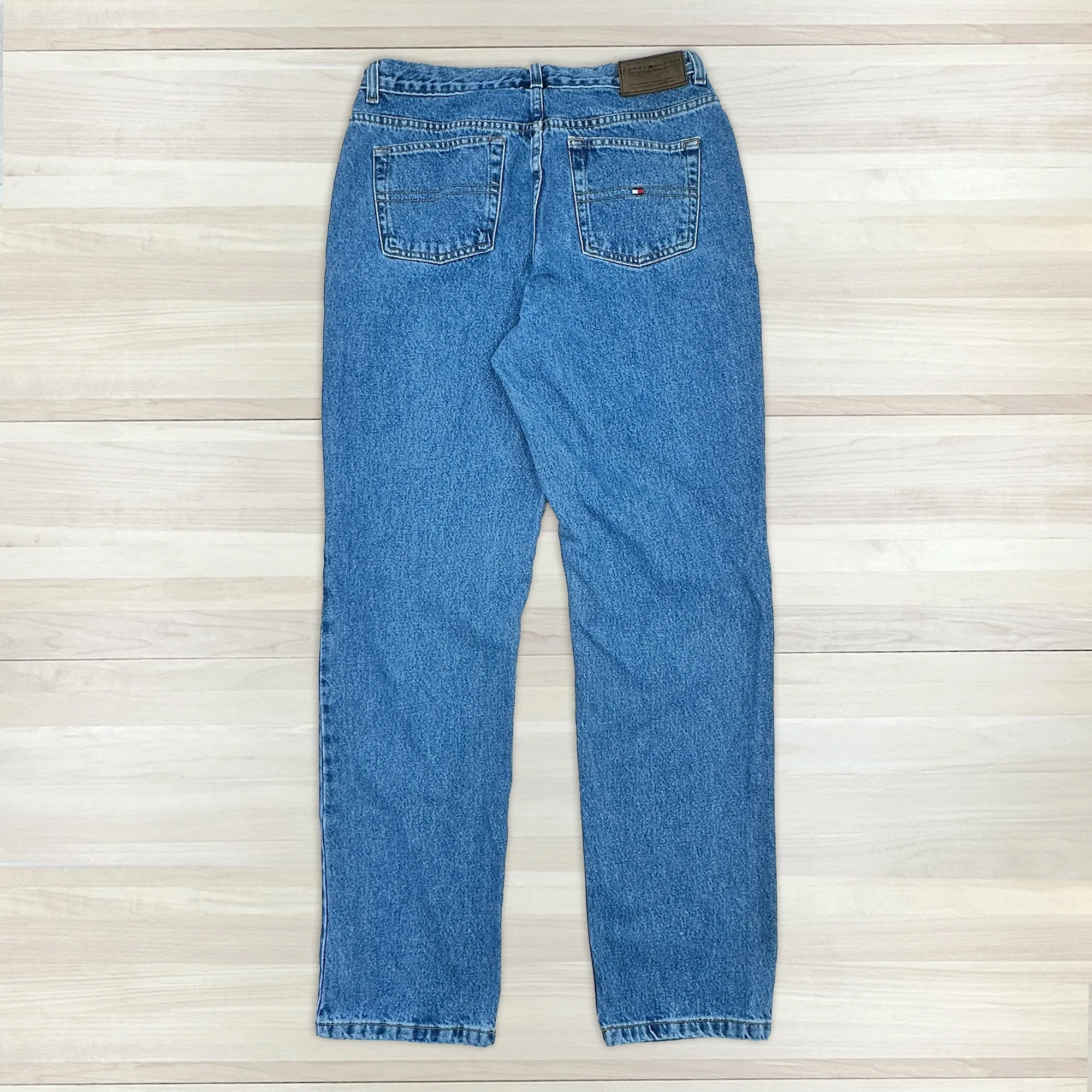 Women's Vintage Y2K Baggy Tommy Hilfiger Jeans - Fits Like Size 12 (32x34)