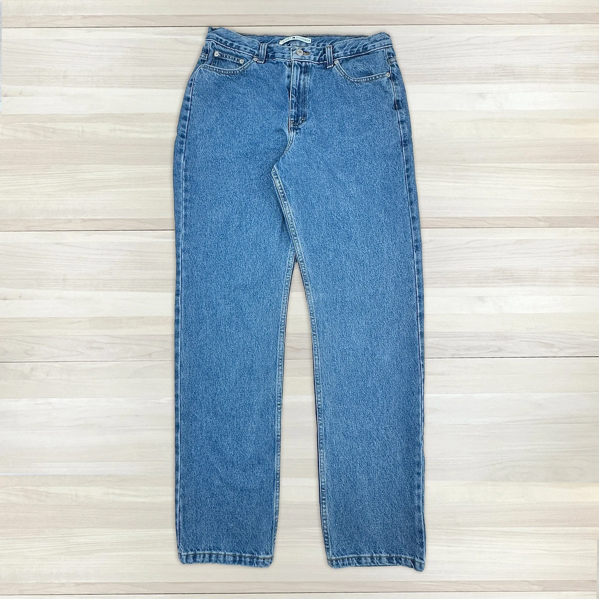 Women's Vintage Y2K Baggy Tommy Hilfiger Jeans - Fits Like Size 12 (32x34)